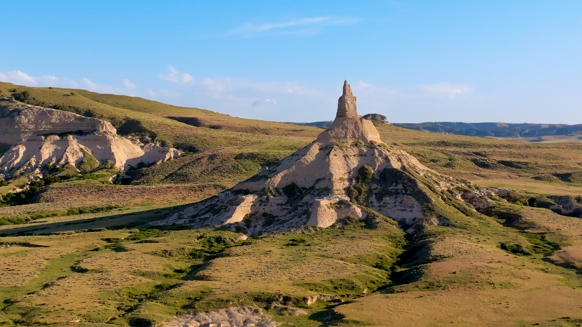 Chimney Rock in Western Nebraska © Hawk Buckman