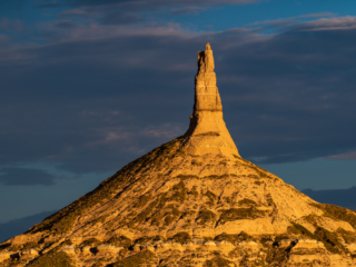 The spire of Chimney Rock. Photo: © Hawk Buckman
