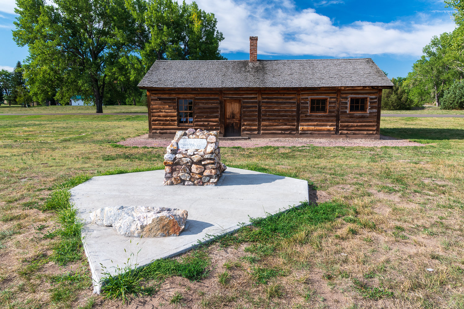 The location, ground, of Crazy Horse's death. Fort Robinson, Nebraska. © Hawk Buckman