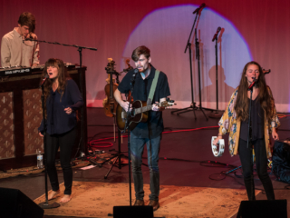 The Hunts performing at the Midwest Theater on September 13, 2018.