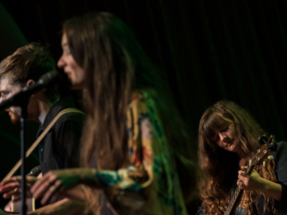 The Hunts performing at the Midwest Theater on September 13, 2018.